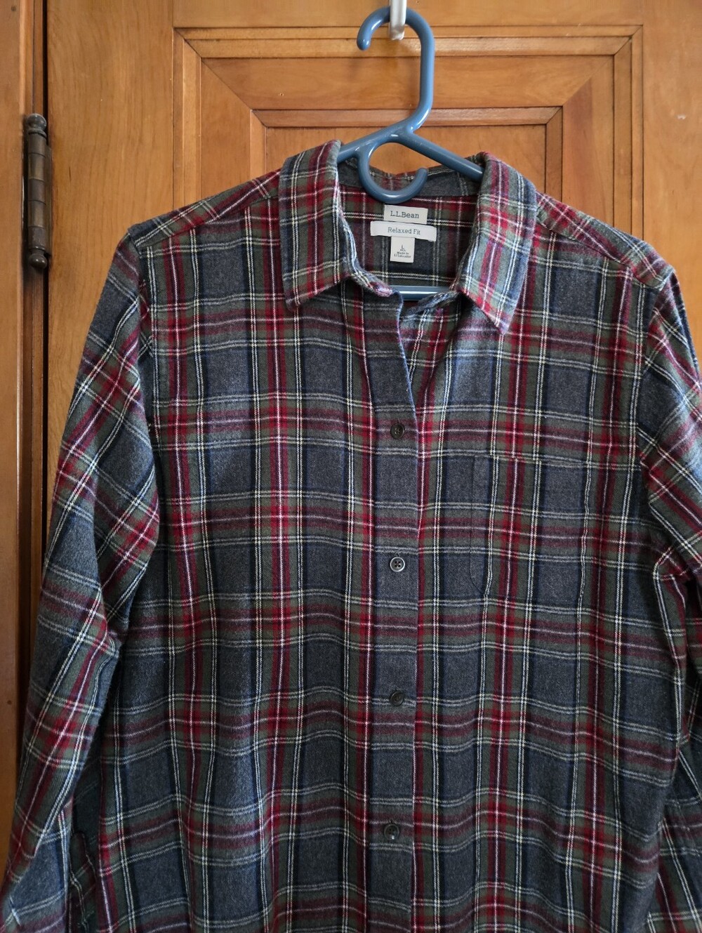 L.L. Bean Relaxed Fit Plaid Flannel
